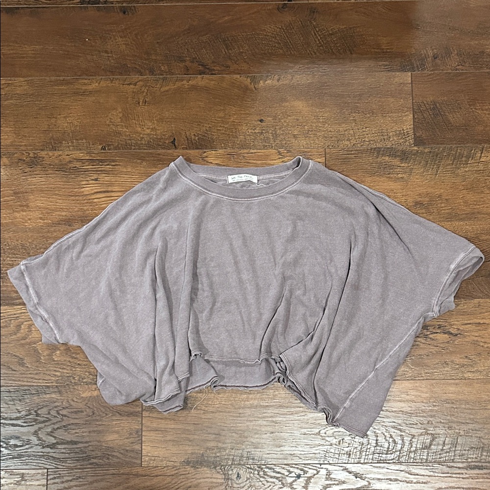 We The Free Lavender Crop Top